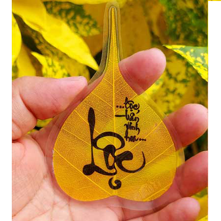 Lá Bồ Đề Vàng Ốp ĐT - Lộc